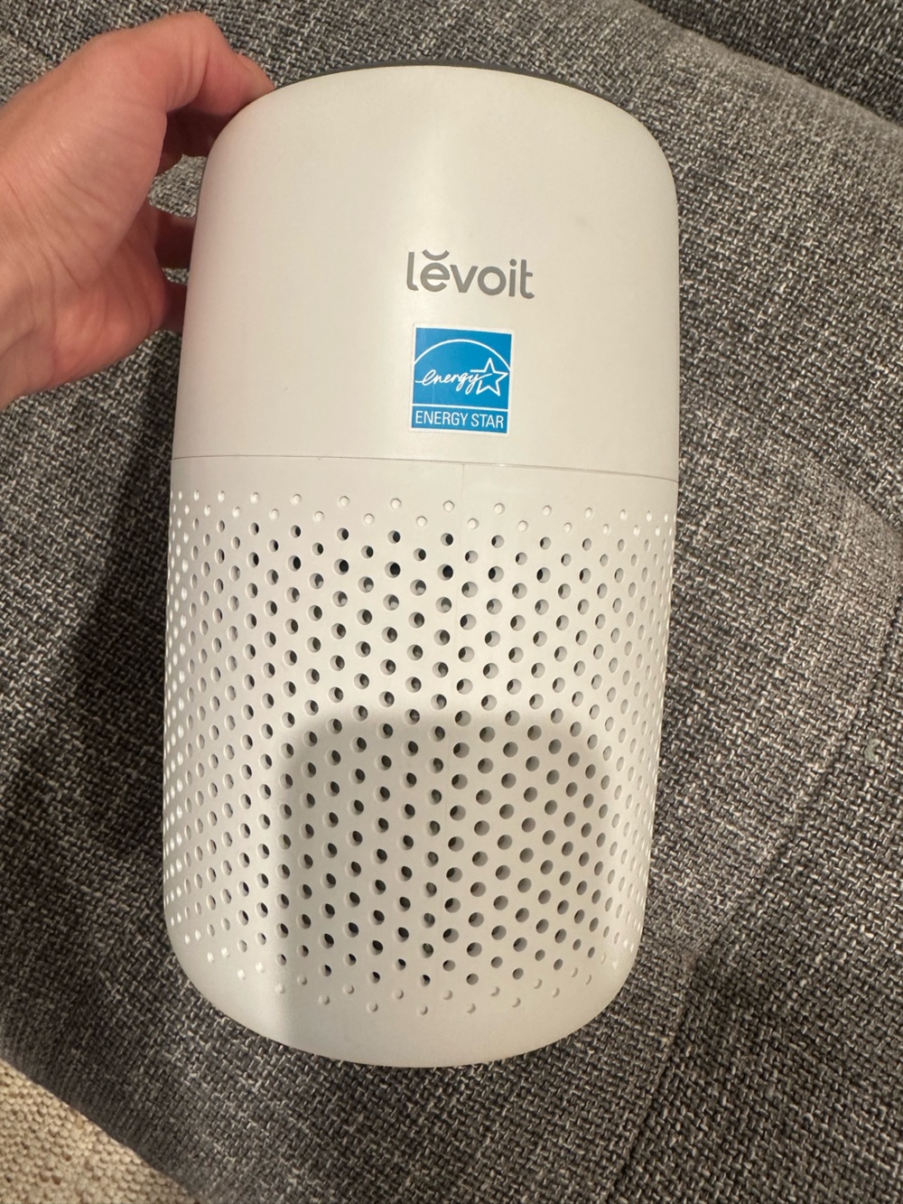 Levoit mini-p air purifier in white